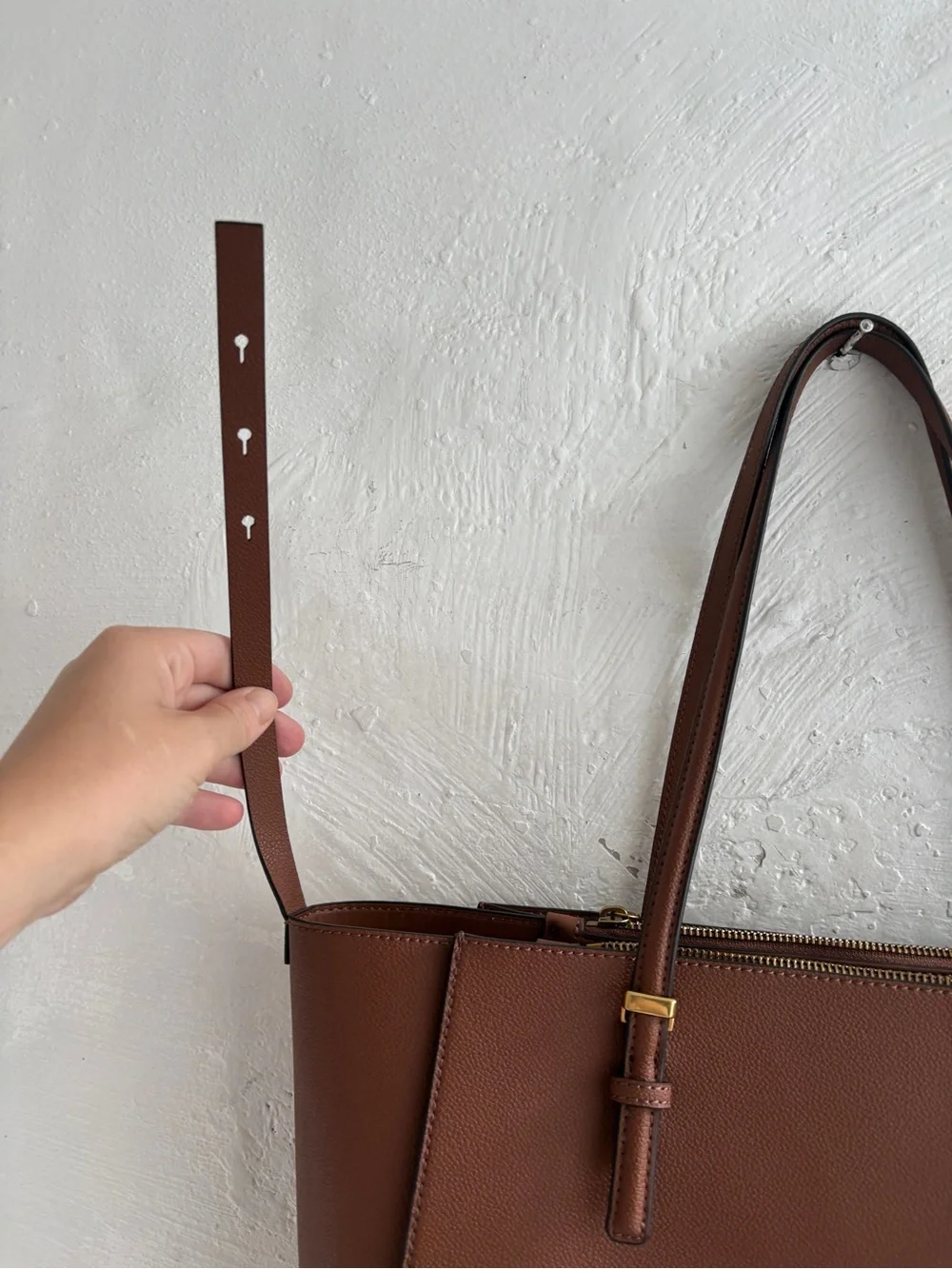 Charles & Kieth Sansa Tote Bag - Chocolate